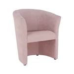 Kép 9/20 - Klub fotel puffal, rózsaszín, ROSE