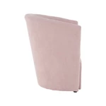 Kép 10/20 - Klub fotel puffal, rózsaszín, ROSE