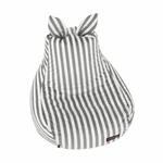 Kép 19/20 - Babzsák, fehér/szürke, LAPIN