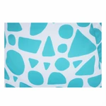 Kép 7/20 - Babzsák, türkisz-fehér/minta, TELDIN