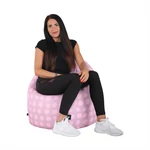 Kép 17/20 - Babzsák, rózsaszín-lila/minta, TELDIN
