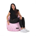 Kép 19/20 - Babzsák, rózsaszín-lila/minta, TELDIN