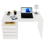 Kép 7/20 - Pc asztal , fehér, HANY NEW