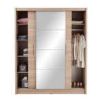 Kép 14/15 - Szekrény tolóajtókkal, sonoma tölgy, 180x215, LOW