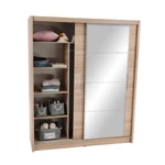 Kép 15/15 - Szekrény tolóajtókkal, sonoma tölgy, 180x215, LOW