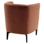 Kép 4/7 - Design fotel, terrakotta/fekete, KAPY