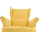 Kép 5/5 - Füles fotel, sárga/wenge, RUFINO 3 NEW