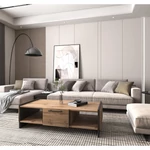 Kép 3/5 - Dohányzóasztal, wotan tölgy/fekete, AMONI 1S