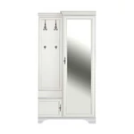 Kép 1/3 - Előszobai szett, alpesi fehér, jobbos, KENTAK PPK110P