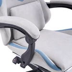 Kép 12/20 - Irodai/gamer szék, szürke/kék, ZODIA
