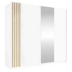 Kép 3/6 - Szekrény, 2D-200, fehér/artisan tölgy, BAJADERO TYP 2