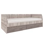 Kép 1/7 - Ágy 2S, 90x200, nairobi gesztenye/onix, JESI NEW