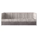 Kép 4/7 - Ágy 2S, 90x200, nairobi gesztenye/onix, JESI NEW