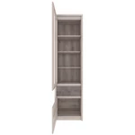 Kép 4/8 - Vitrin 1D1W1S, nairobi gesztenye/onix, JESI NEW