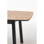 Kép 3/9 - BARRIL bővíthető étkezőasztal, téglalap alakú, szín: artisan tölgy/fekete (130-170*80)
