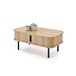 Kép 1/8 - ANGELINA dohányzóasztal, szín: natúr/fekete