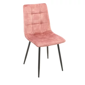 Modern szék velvet bársony szövettel (púder)