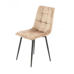 Modern szék velvet bársony szövettel (barna)
