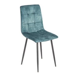 Modern szék velvet bársony szövettel (kék)