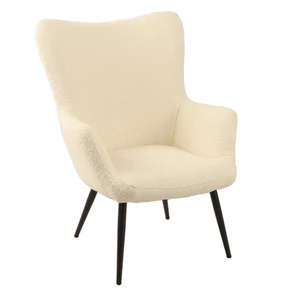 Bouclé szövetes fotel 136 (bézs)