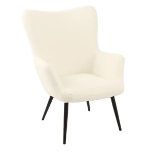 Bouclé szövetes fotel 136 (krém)