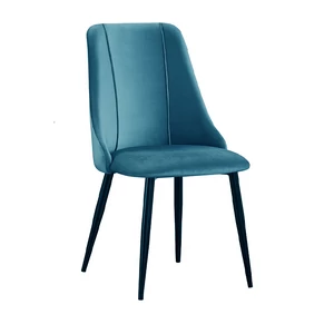 Elegáns szék, kék bársony