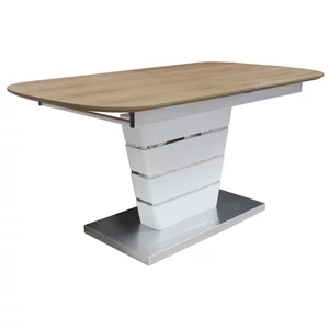 Peru bővíthető étkezőasztal, ovális asztallappal