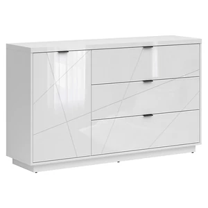 Forn komód (KOM1D3S) (fehér korpusz/választható front)