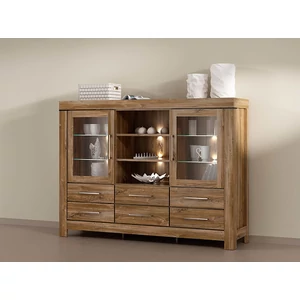 Gent vitrines komód (KOM2W6S/13/17)