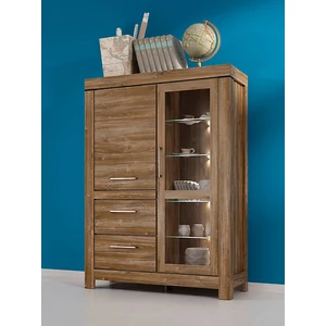 Gent vitrines komód magas (REG1W1D2S/16/12)