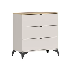 Glamour 3 fiókos komód (KOM3S)