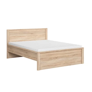 Kaspian 160-as ágykeret, sonoma, ágyneműtartóval kiegészíthető (LOZ/160/T) 
