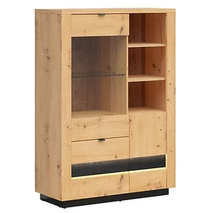 Ostia alacsony vitrines szekrény (REG1D1W2S/15/10)