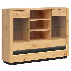 Ostia vitrines komód (KOM2W2S)