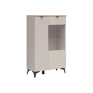 Velton alacsony vitrines szekrény (REG1D1W-B)