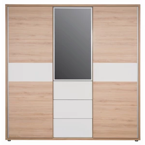 Jesolo 3 ajtós/tükrös gardróbszekrény (J1T)