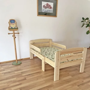 Leo 3 lépésben hosszabbítható, fenyő gyerekágy