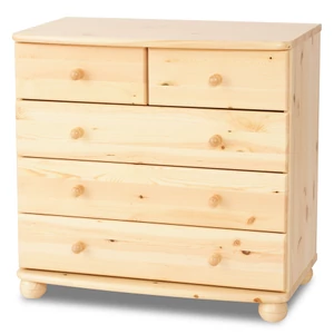 Claudia 3 nagy fiókos 2 kis fiókos komód