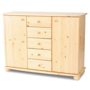 Anikó 5 fiókos 2 ajtós komód