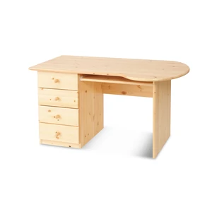 Claudia 4 fiókos computer asztal (kétféle elrendezés)