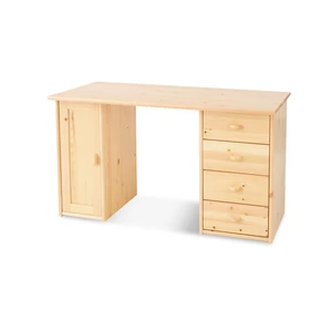 Vanessa ajtós-fiókos íróasztal (kétféle elrendezés)