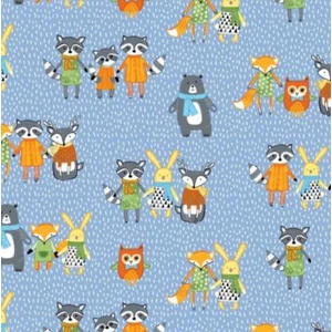 Szivacs Leo 3 lépésben hosszabbítható gyerekágyhoz (erdei állatok)