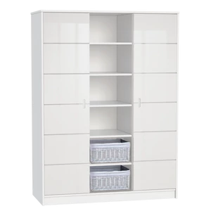 Alda jégfehér 3 osztású szekrény