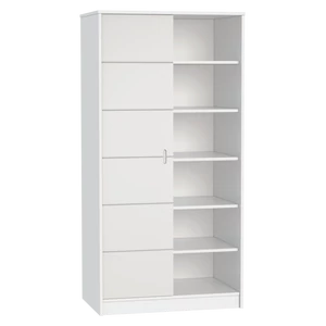 Alda jégfehér 2 osztású szekrény