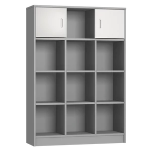 Alda selyemszürke széles nyitott tároló