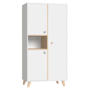 Colette fehér 2 osztású szekrény