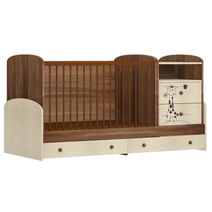 Makaó kombi babaágy (zsiráf mintával)