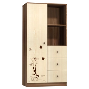 Makaó nagyszekrény (zsiráf mintával)