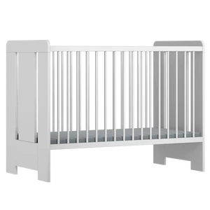 Mia fehér 120-as babaágy (minta nélkül)