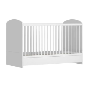 Mia fehér 140-es átalakítható babaágy (minta nélkül)